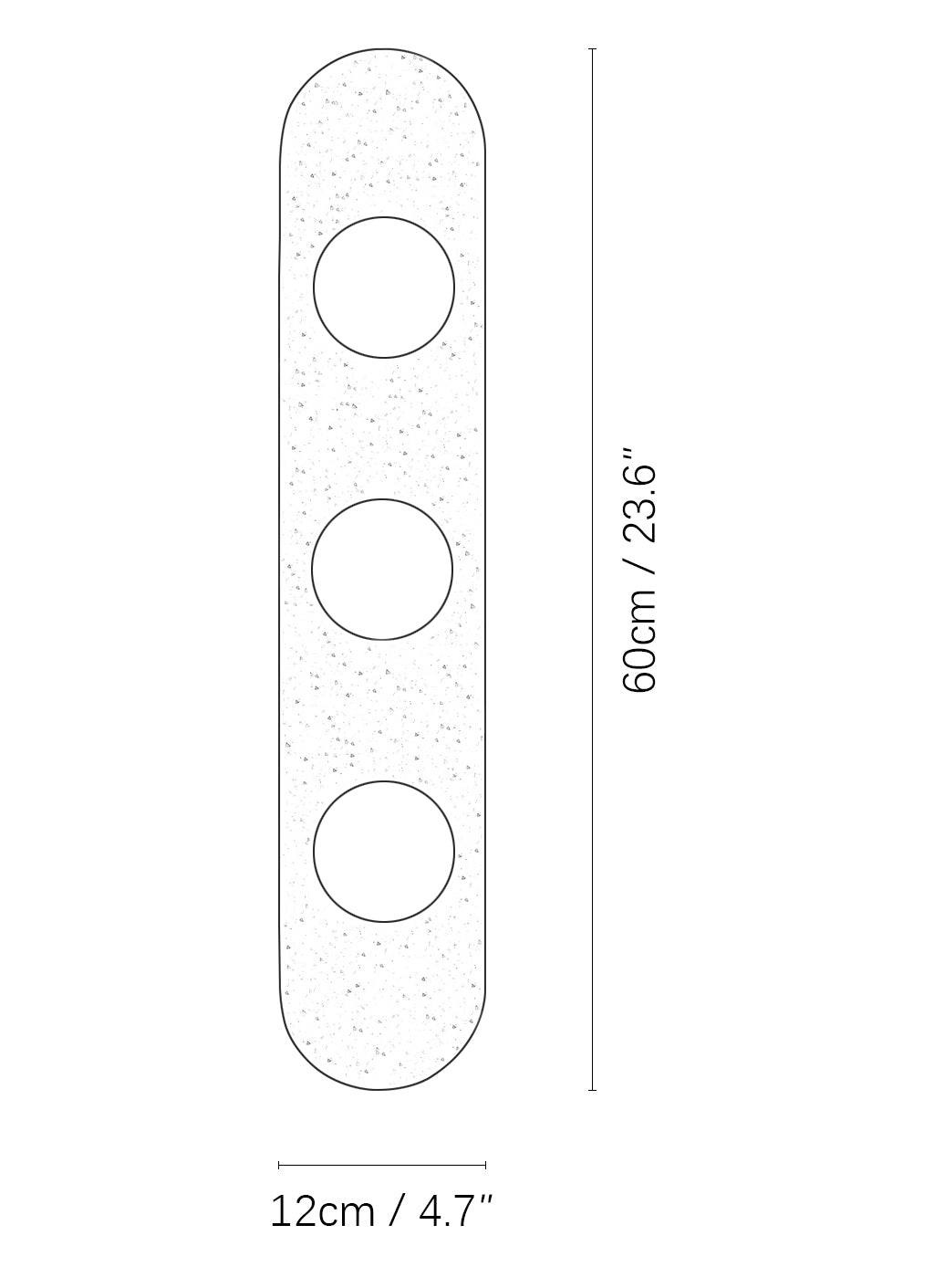 Aplique de pared de vidrio ovalado de travertino